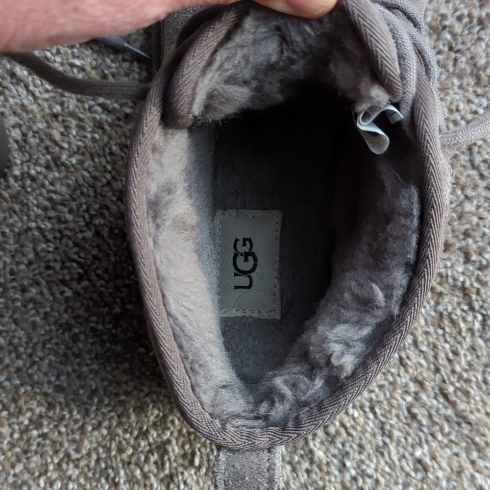 UGG Gray Suede Neumel Chukka Boots